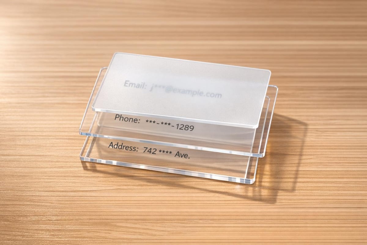 Best Practices for Anonymizing Contact Data