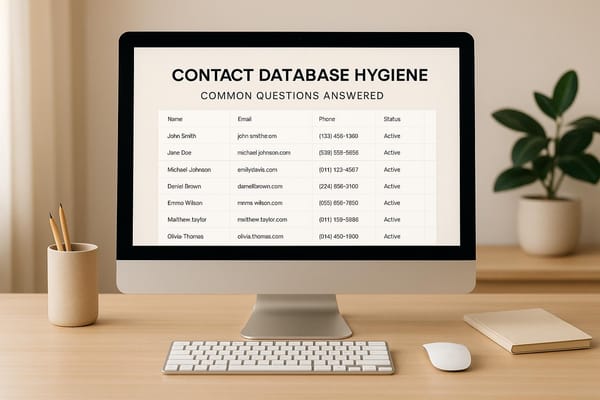 Contact Database Hygiene: Common Questions Answered