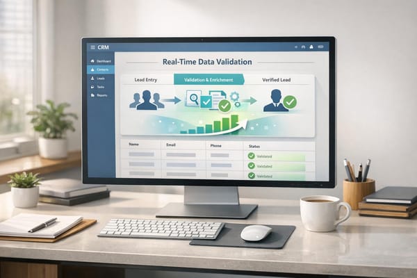 Real-Time Data Validation for Lead Management